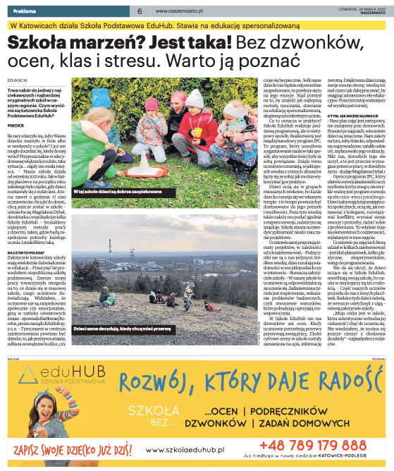 EduHub - Szkoła Marzeń - Wywiad Naszemiasto.pl